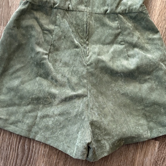 Elegant Olive Green Romper - Picture 7 of 12